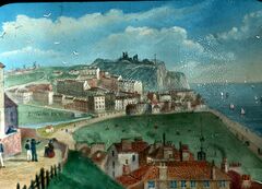 H001066 Painting showing Wellington Square and Robertson Street from White Rock, Hastings c.1850 - Flickr - East Sussex Libraries Historical Photos.jpg